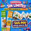 🌈 Rollo Gigante para Colorear de 3 Metros | Diversión y Creatividad sin Límites